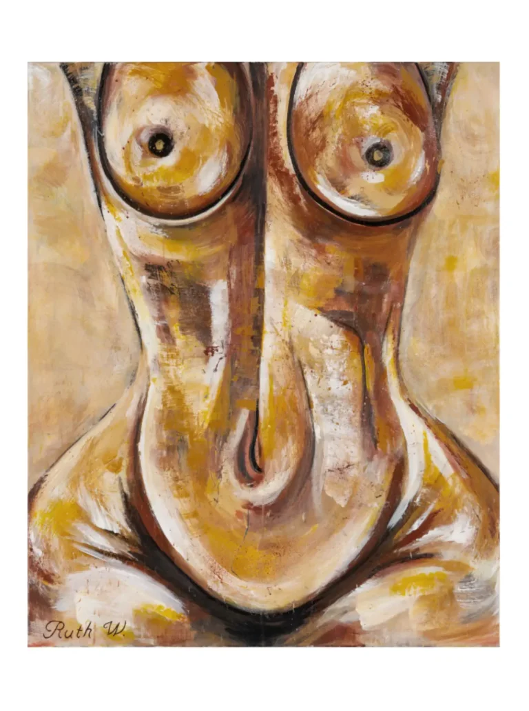 Exposed In The Golden Radiance Print